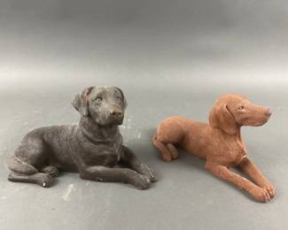 Lot 364 | Sandcast Dog Sculptures
