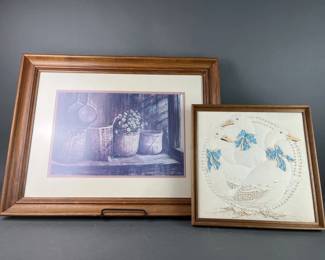 Lot 260 | Large Print & Framed Embroidery
