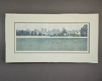 Lot 543 | Vtg Mike Pease "Homestead" Artist Proof
