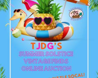 Blue Tropical Summer Sale Poster