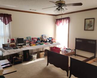 2 Antique Twin beds no mattresses