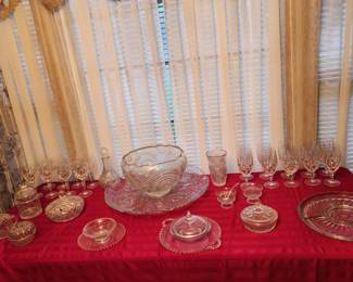 Extra large punch bowl set