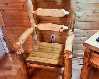 Aspen Log Arm Chair