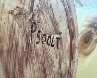  Majolica Style Pottery 3D Turtle Planter