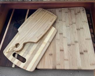 Assortment of Wooden Cutting Boards