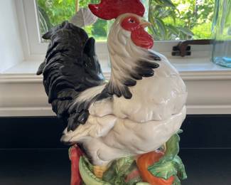 Ceramic Rooster Cookie Jar