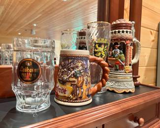 Leikeim Premium Beer Stein, 1992 Budweiser Oktoberfest Beer Stein, Thewalt West Germany Beer Stein 