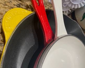 Le Creuset Stoneware & Enamel Cast Iron Pans
