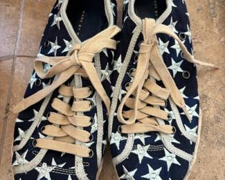 Marc by Marc Jacobs Navy Sneakers with White Stars