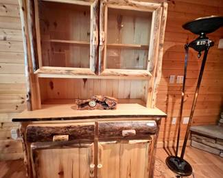 Aspen Log China Hutch