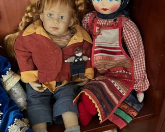 Hand Made European Folk Art Doll