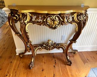 Baroque Gold Console Table
