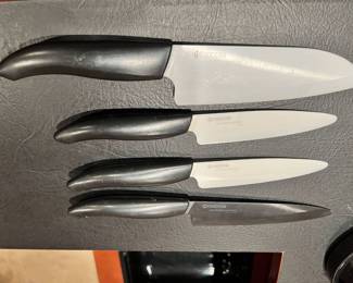 4 Varying Sizes Kyocera Innovation Slicing Knives