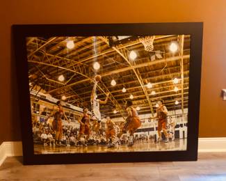 Large basketball photo. 