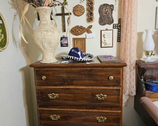 Dresser and decor