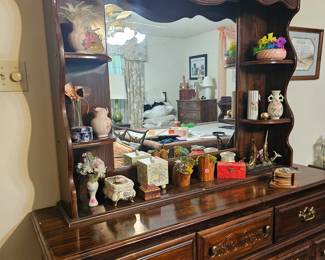 Dresser with mirror