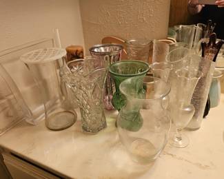 Assorted vases