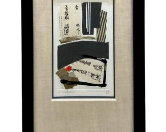 Signed S. MacDiarmid “Zen XXXXIV" Mixed Media