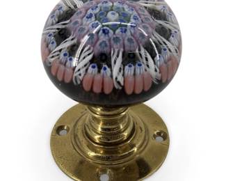 Unique Vintage Perthshire Millefiori Door Knob