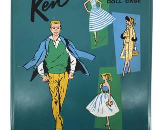 1961 Mattel Ken Doll w/Accessories & Case