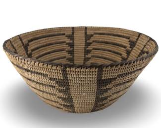 Large Geometric Design Pima Basket