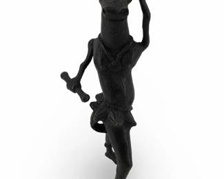 Unparalleled African Bronze Ox Statue
