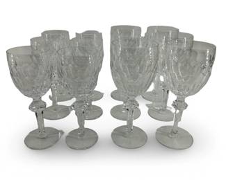 (12) Lovely Waterford Crystal Wine Glasses
