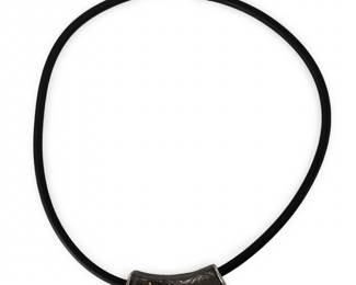 14K Gold & Sterling Southwestern Choker Necklace