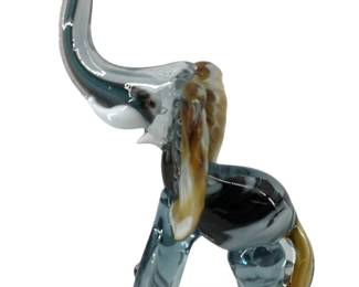 Exquisite Hand Blown Art Glass Elephant