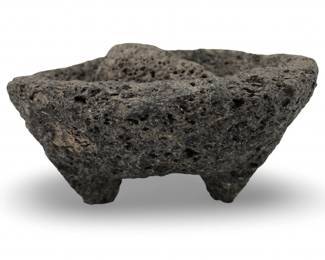 (2pc) Primitive Stone Mortar & Pestle Set