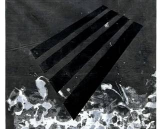 Signed Paul Reed Mixed Media on Canvas