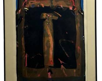 Signed Will Peterson "Matsuri Festival" Lithograph