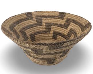 Geometric Design Pima Bowl Basket