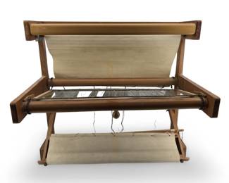 Vintage Wooden Weaving Loom