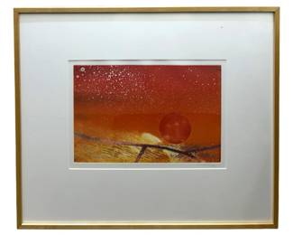 Signed M.C. Ting Monotype Lithograph
