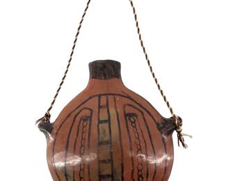 One Of A Kind Maricopa Pottery Canteen
