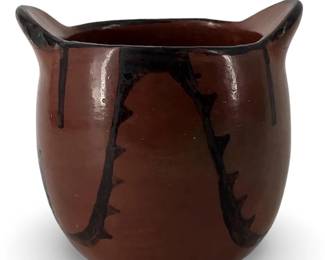 Hand Painted Maricopa Pottery Vessel