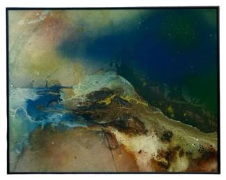 Sandra MacDiarmid Acrylic Pour on Paper