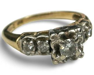 14K Gold & Diamond Ring
