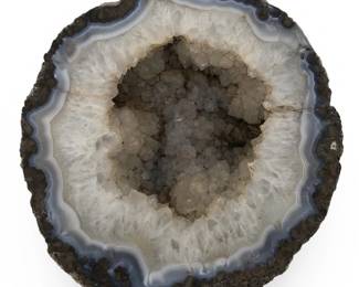 Natural Cut Agate Geode Gemstone