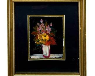 Signed Anna Sandhu Ray Oil on Paper