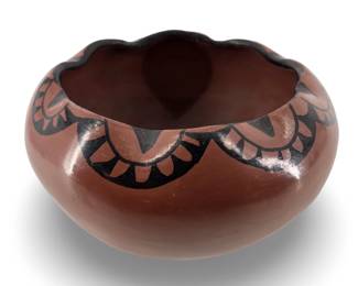 Awesome Native American Maricopa Pottery Bowl