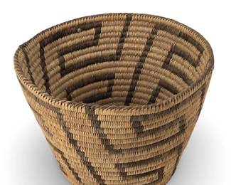 Geometric Design Pima Vase Basket Vessel