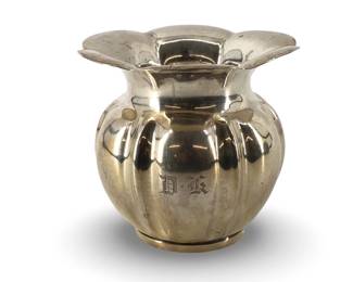 Tiffany & Co. Sterling Silver Italy Petal Vase