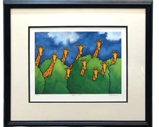 Signed Cranor “What’s Up?" Lithograph