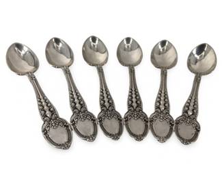 (6pc) Tiffany & Co. Sterling Broom Corn Spoons