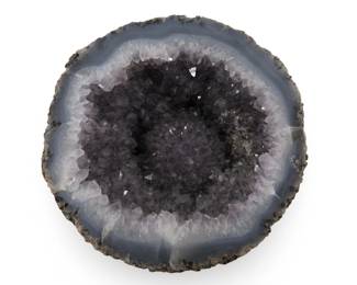 Natural Cut Purple Amethyst Geode