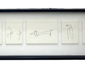 Lmtd. Ed. Picasso Animal Series Lithographs
