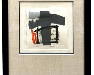 Signed S MacDiarmid “Zen XI" Mixed Media