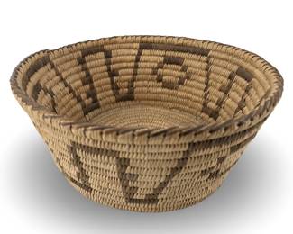 Geometric Design Pima Bowl Basket